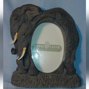 4x6 3D Elephant Picture Frame Cedar Creek
